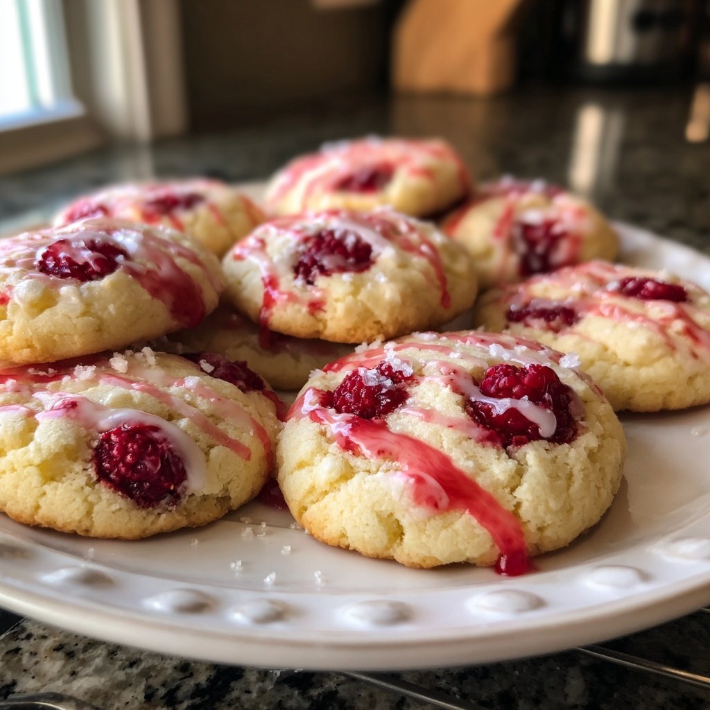 Lemon Raspberry Cookies
